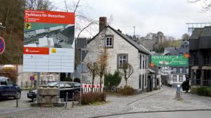 <p>Am nördlichen Eingang der Monschauer Altstadt entsteht bald ein neues Parkhaus.</p>