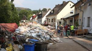 <p>Besonders stark von der Jahrhundertflut betroffen war der Eifelort Gemünd.</p>