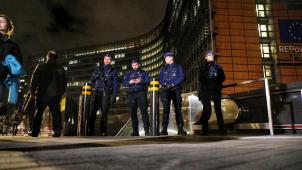 <p>Nach der Messerattacke wurde die Metrostation Schuman im Brüsseler Europaviertel geschlossen.</p>