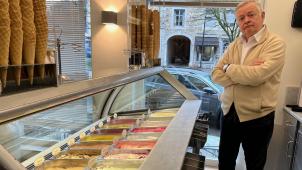 <p>Egidio Panciera hat seine Eisdiele wieder geöffnet.</p>