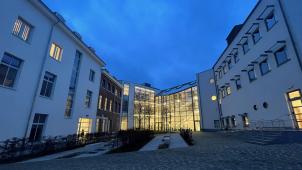 <p>Das Gerichtsgebäude am Eupener Rathausplatz</p>