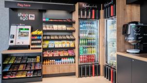 <p>Ein Blick in einen der „Shop&amp;Go“-Läden von Delhaize</p>