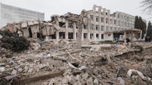 <p>Im Zuge des russischen Angriffkrieges sind in der Ukraine erhelbliche Schäden entstanden.</p>