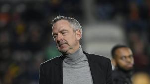 <p>Ostende-Trainer Dominik Thalhammer kann es nicht fassen. Der zwischenzeitliche Ausgleich brachte nichts ein.</p>