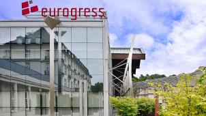 <p>Aussenansicht des Aachener Eurogress</p>