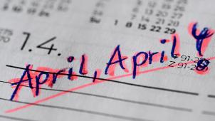 <p>Am 1. April legt man andere gerne mit einer Flunkerei herein.</p>