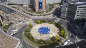 <p>Die Studienfahrt findet im Europaviertel rund um den Rond Point Schuman statt.</p>
