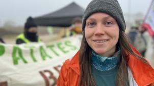 <p>Amandine Lejeune („Autre Terre“) fordert einen Betonstopp in der ganzen Wallonie.</p>
