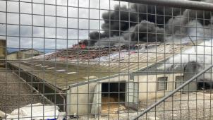 <p>Der Brand ereignete sich am Sonntagabend.</p>