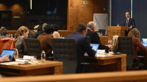<p>Ministerpräsident Oliver Paasch stellte am Montag im Parlament der Deutschsprachigen Gemeinschaft die erste Anpassung des Haushalts für das laufende Jahr vor.</p>