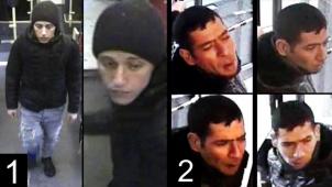 <p>Die Fahndungsbilder der beiden mutmasslichen Täter</p>