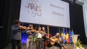 <p>Die 'Violons de Bruxelles' beim Iris-Festival.</p>