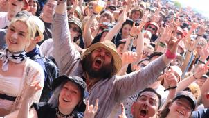 <p>Beste Stimmung bei Rock am Ring, dank des Kaiserwetters und des Musikprogramms.</p>