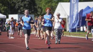 <p>Beim Lauf für das Leben kommt es nicht auf sportliche Leistung an, sondern darum, sich solidarisch zu zeigen.</p>