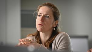<p>Ministerin Isabelle Weykmans (PFF)</p>