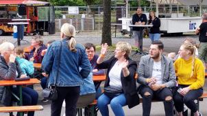 <p>Von den ersten Auftritten an herrschte unter den Besuchern eine tolle Partystimmung.</p>