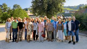 <p>Die Teilnehmer der VHS-Über50jährigen-Reisegruppe.</p>