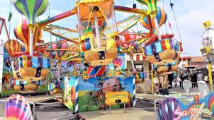 <p>Und ich flieg, flieg, flieg – hoch in die Luft.</p>
