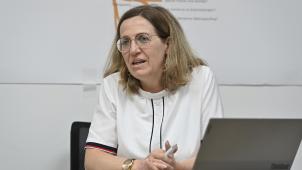 <p>VHS-Koordinatorin Liliane Mreyen</p>