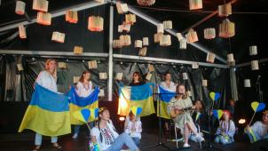 <p>Ukrainische Gruppen prägen das Weltmusikfestival.</p>