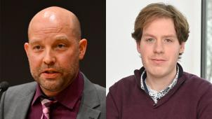 <p>Michael Balter (links) und seine Fraktionskollegen haben unter anderem Matthias Zimmermann (rechts) ins Visier genommen.</p>