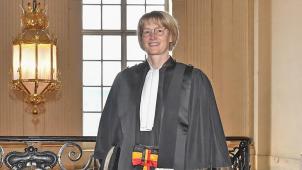 <p>Gerichtspräsidentin Nathalie Corman blickt mit gemischten Gefühlen in die Zukunft.</p>