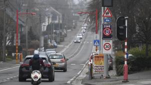 <p>Ein Blick auf die Aachener Straße in Kettenis</p>