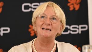 <p>Patricia Creutz-Vilvoye (CSP) sparte wie andere Oppositionspolitiker nicht mit Kritik.</p>