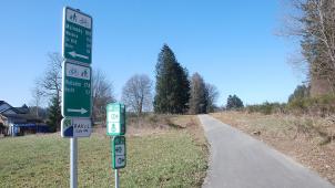 <p>Der Radwanderweg Born-Vielsalm wurde im Frühjahr fertiggestellt.</p>