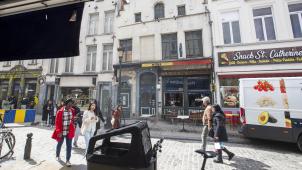 <p>Ein Blick von außen auf das ehemalige Café „Monk“</p>