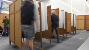 <p>Die nächsten Wahlen zum Parlament der DG stehen am 9. Juni auf dem Programm. Dieses Bild entstand beim letzten Urnengang 2019.</p>
