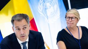 <p>Premier Alexander De Croo distanzierte sich von den Äußerungen der Entwicklungsministerin Caroline Gennez.</p>