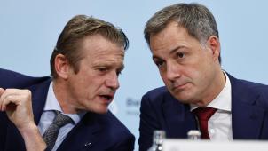 <p>Paul Van Tigchelt (links) und Alexander De Croo (rechts)haben Pläne geschmiedet.</p>