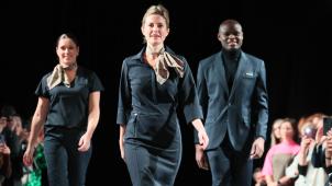 <p>Präsentation der neuen Uniformen bei Brussels Airlines</p>
