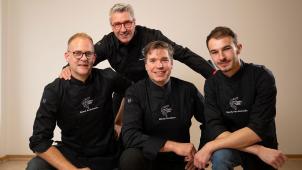 <p>Haben Belgien zum Erfolg geführt: Jean-Philippe Darcis, Marijn Coertjens, Djordy Van Kemseke und Raoul Andriessen.</p>