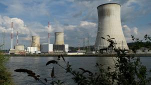 <p>Ein Blick auf das AKW in Tihange</p>
