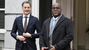 <p>Premierminister Alexander De Croound KongosPräsident Félix Tshisekedi</p>