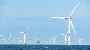<p>Ein Teil der Windkraftanlagen in der Nordsee müssen in den nächsten Jahren erneuert werden.</p>