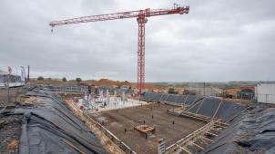 <p>Ein Blick auf die Baustelle</p>