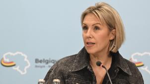<p>Verteidigungsministerin Ludivine Dedonder spricht sich gegen eine Wehrpflicht aus.</p>