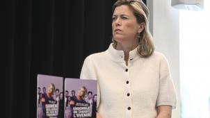 <p>Innenministerin Annelies Verlinden lancierte die Kampagne.</p>