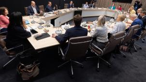 <p>An jedem Freitag tagt der föderalre Ministerrat.</p>