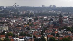 <p>Ein Blick von oben auf die Hauptstadt</p>
