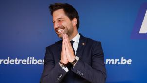 <p>Er hatte am Montag allen Grund zu strahlen: Georges-Louis Bouchez</p>