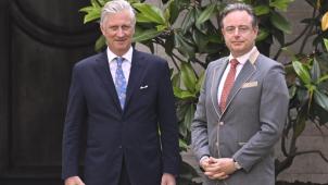 <p>Es war der dritte Besuch von Bart De Wever beim König seit den Wahlen vom 9. Juni.</p>