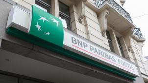 <p>Zweigstelle von BNP Paribas Fortis in Brüssel</p>