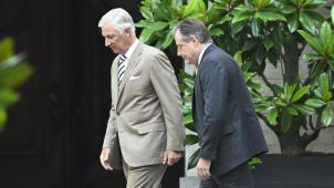 <p>König Philippe empfing einen sichtlich angeschlagenen Bart De Wever.</p>