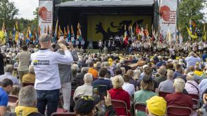 <p>Die Kundgebung war gut besucht.</p>