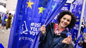 <p>Auf dem Weg nach Europa: die scheidende Außenministerin Hadja Lahbib</p>