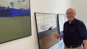 <p>„New Horizons“ ist der Name der Austellung von André Paquet in der Galerie Fox.</p>